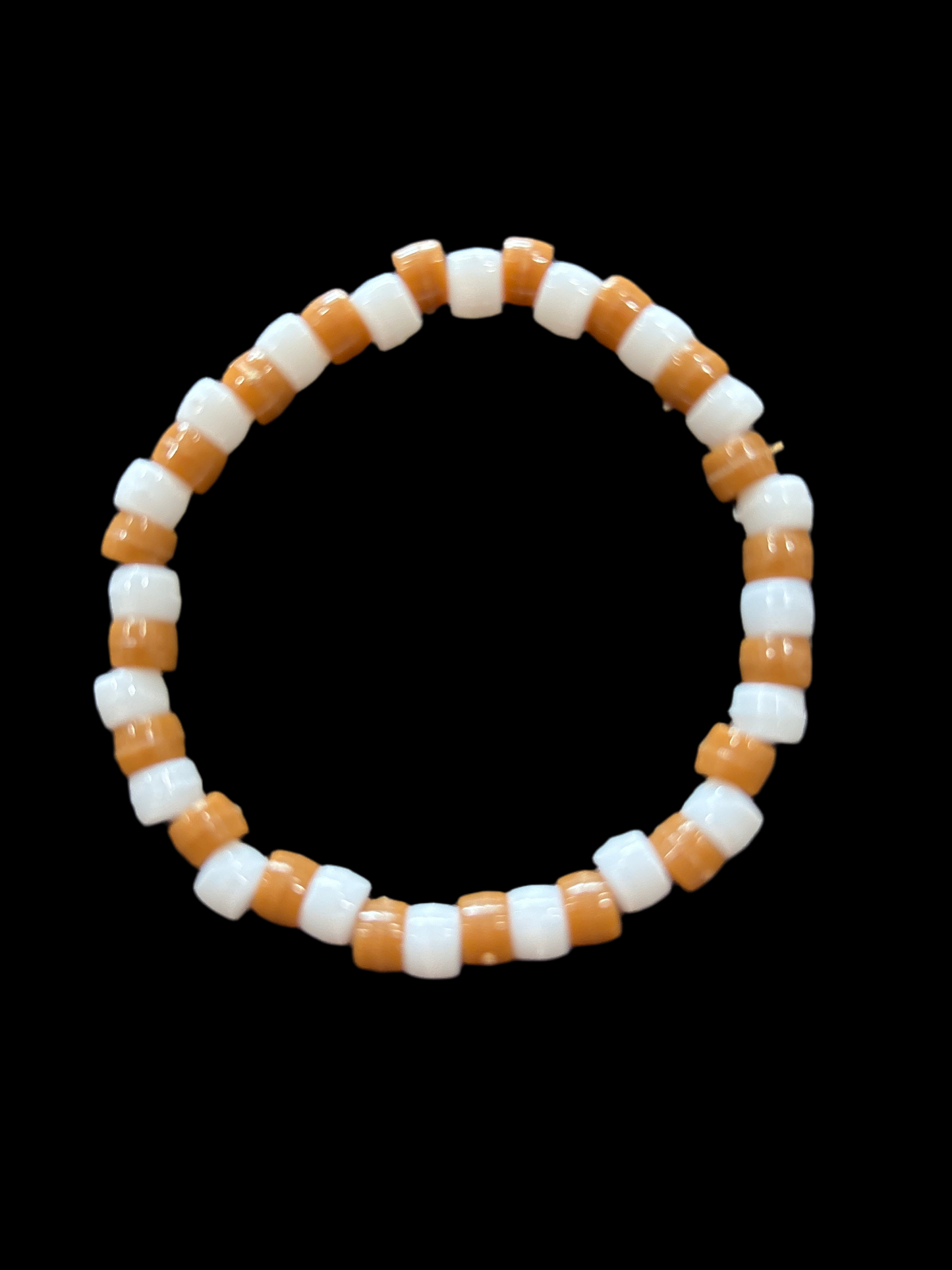 Cookies and milk pony beaded bracelet