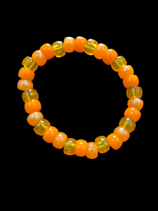 Pumpkin vibes pony bracelet