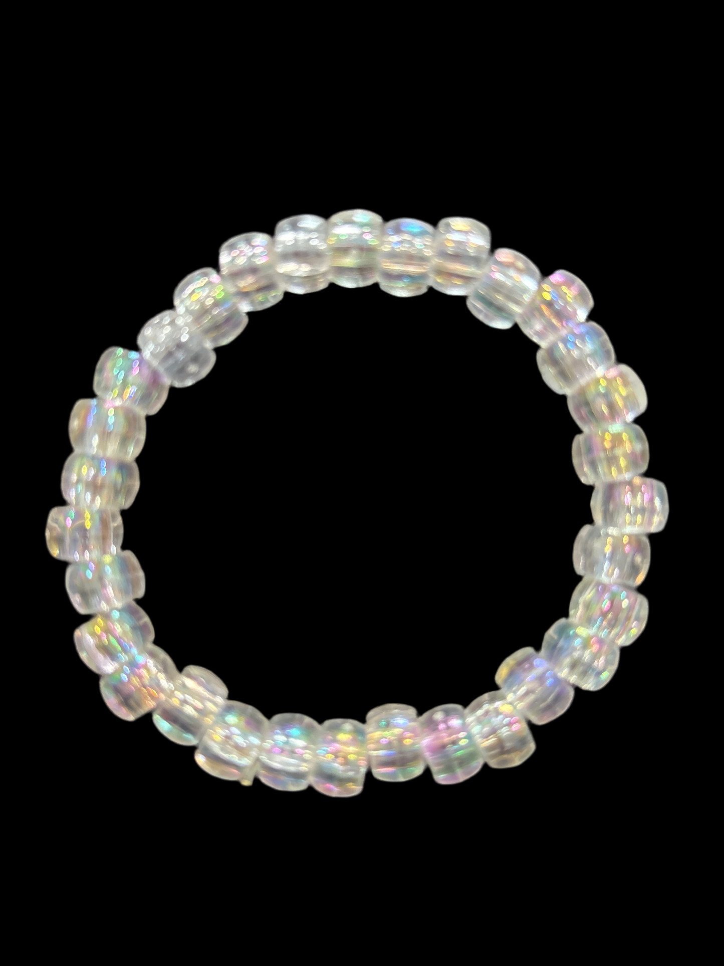 Sparkly pony bead bracelet