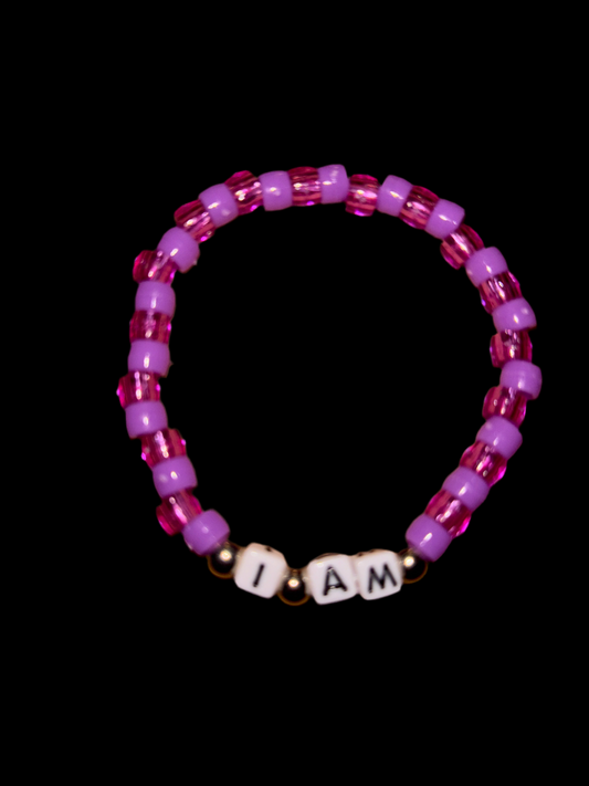 I am pony beaded bracelet