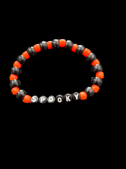 Spooky pony beaded bracelet